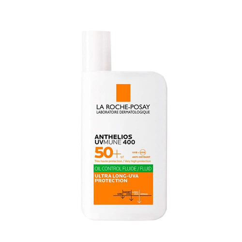 کرم ضد آفتاب بدون رنگ لاروش پوزای SPF 50 مدل control مناسب برای انواع پوست حجم 50 میلیلیتر