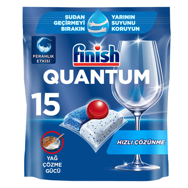 قرص ماشین ظرفشویی فینیش مدل Quantum Powerball بسته 15 عددی