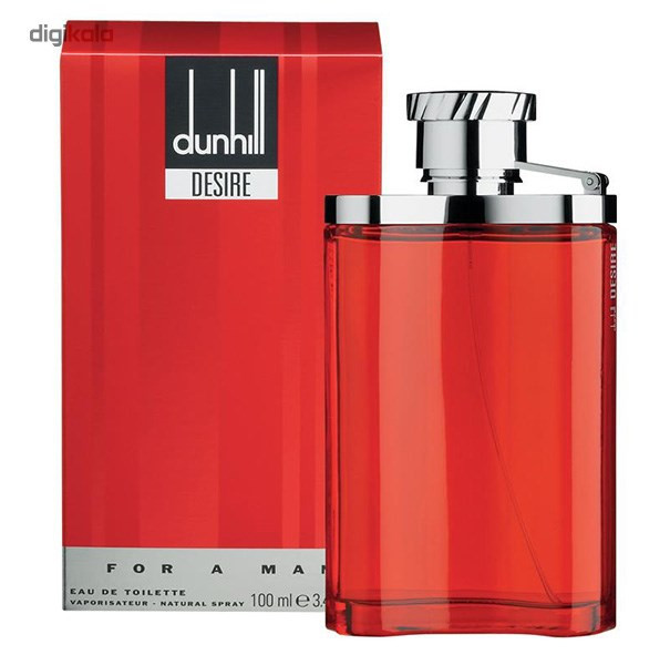 ادو تویلت مردانه دانهیل مدل Desire Red حجم 100 میلی لیتر